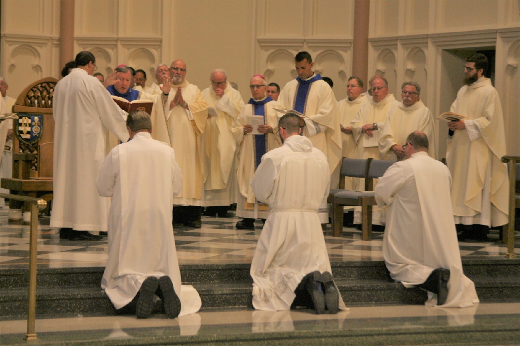 Three ordained to diaconal ministry of prayer, service